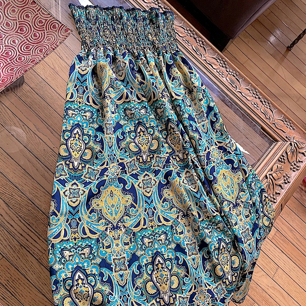 Paisley Blue/green Sundress